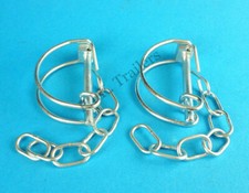 2 x Pipe Clip & Chain for Ifor