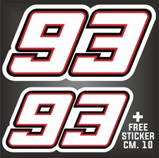 sticker NUM. 93 moto GP