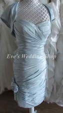  Veromia Mother of bride/groom dress 2 pc baby blue,bridesmaid dress EU 38 