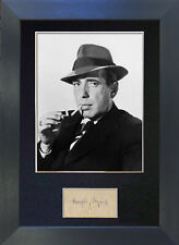 HUMPHREY BOGART Signed Mounted Reproduction Autograph Photo Prints A4 23