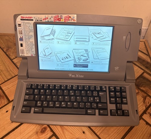Sharp fw760 font writer - sharp,