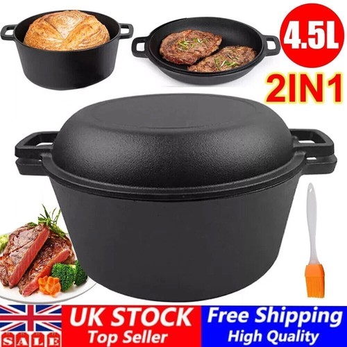 Cast iron casserole - casserole, pan