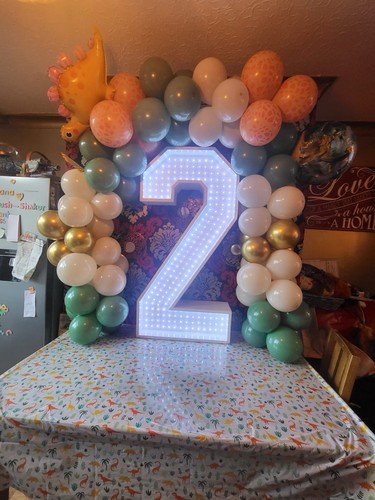 Marquee numbers 4ft light - marquee,