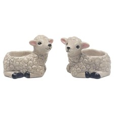 LEONARDO SET OF 2 SHEEP  EGG