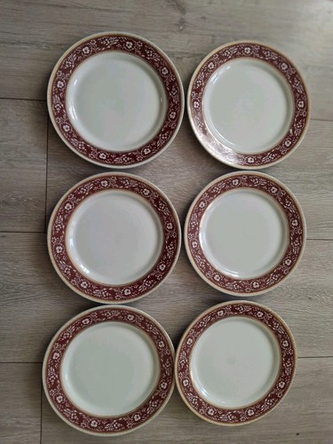 Waterside fine china - fine, burgundy