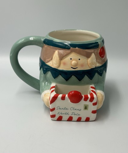 Elf novelty christmas mug - novelty,