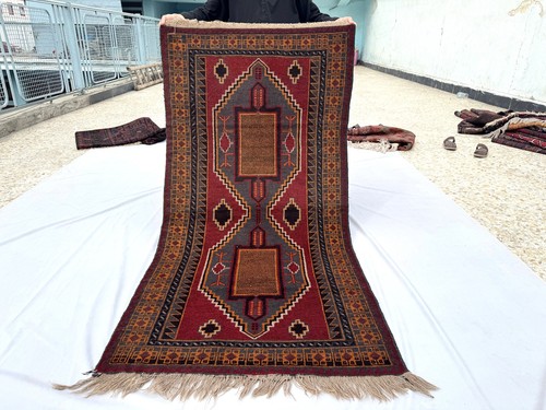 3x6 afghan hand knotted - hand,