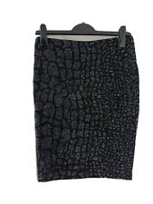Rare All Saints Hand embellished pencil skirt, size 10, worn once!