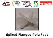 Cabanon Spiked Flanged Pole Foot - For Metal Tent/Awning Poles - 16mm/19mm/20mm