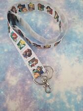 Disney Princess Lanyard Neck ID Badge holder Ribbon Lanyard park pass holder