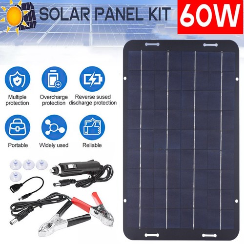 Powerful 60w solar panel 18v - powerful,
