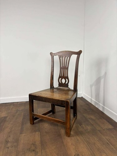 Georgian oak splat back - oak, chair