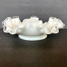 Vintage Fenton Silver Crest