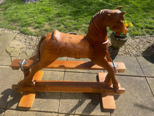 Large wooden rocking horse - large,