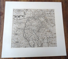 1607 MAP OF CUMBRIA SIVE