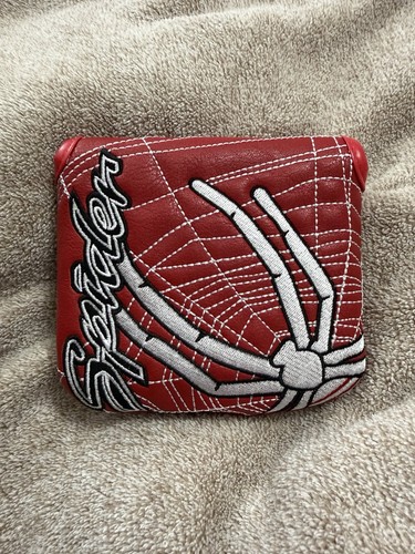 Red spiderweb magnetic putter - red,