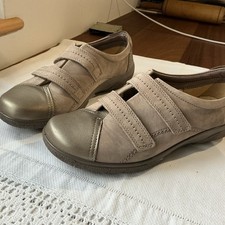 Hotter Leap Ladies Shoes Uk Size 6.5 Truffle/Pale Bronze Standard Fitting Unworn