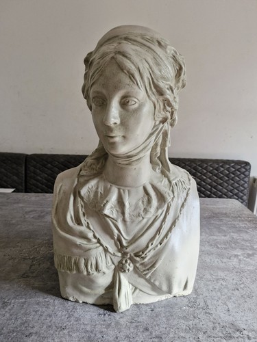 Large antique plaster - antique, of