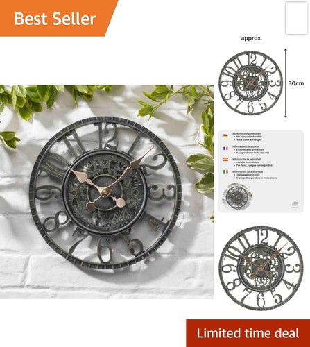 Green slate wall - wall, clock