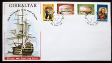 Gibraltar - 1980 - Horatio Nelson - SG 437/440 - Used Set on FDC