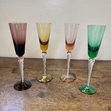 Crystal air twist long stem - crystal,
