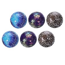 6Pcs Decorative Glass Balls