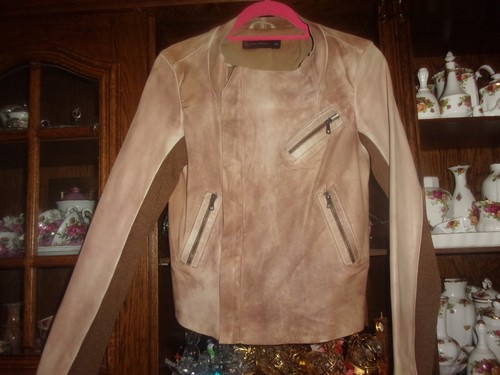 Zara woman genuine leather - zara.,
