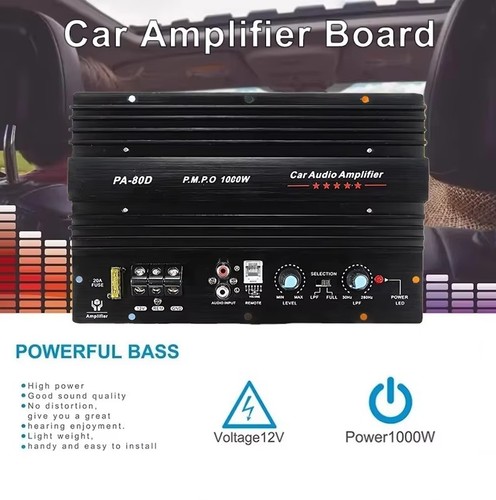80d universal car amplifier - pa-80d,