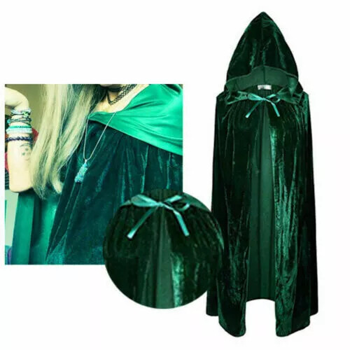 Adult velvet hooded - velvet, cloak