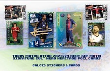 Topps Match Attax 2023/24 Next Gen MOTM Signature Cult Hero Heritage Foil Cards