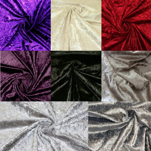 Premium crushed velvet fabric - premium,