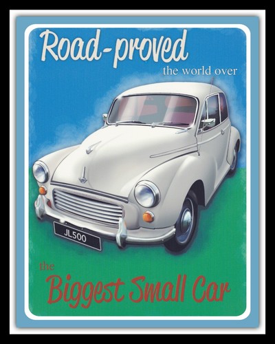 Morris minor car garage - morris,