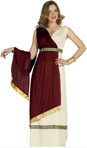 Red roman lady costume greek - roman,