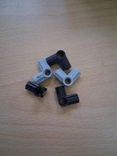 LEGO Technic Angle Connector #6 Old Light Grey (32014) x 5