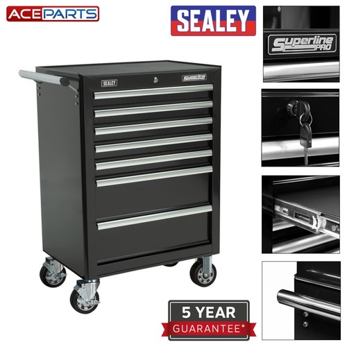 Sealey black tool box - tool, chest