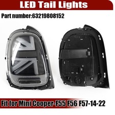 Pair LED Tail lights Union Jack Rear Lamp For Mini Cooper F55 F56 F57 2014-2022