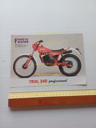 1981 fantic motor trial - fantic,