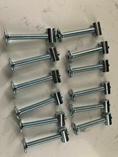 Set of 12 x 65mm Cot Bed Screws Fixings for The Mamas and Papas Mia Sleigh Cot