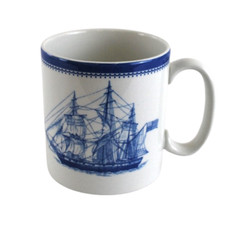 Spode Blue Clipper Mug S3611 Ships Friendship of Salem and Thomas Coutts