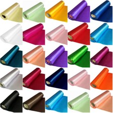 Time to Sparkle 29cmx20M FABRIC ROLL Satin Chair Sash Table Runner Craft Wedding