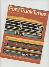 1971 FORD TRUCK TIMES Dealer Mag F-SERIES PICK-UPS RANCHERO BRONCO BAJA 500