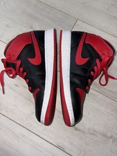 Kids Nike Air Jordan’s Red And Black Size Uk 5