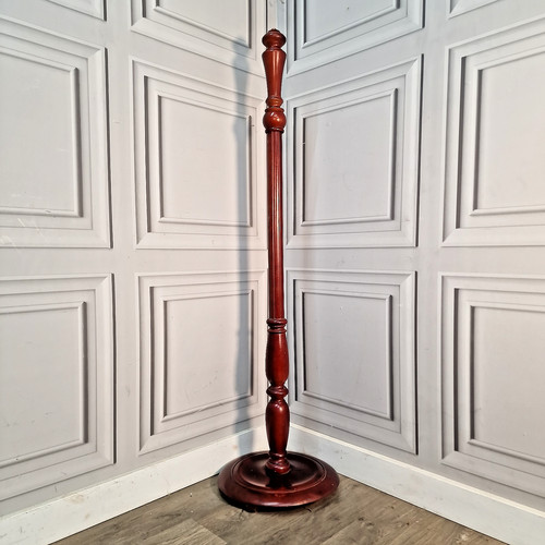 Vintage mahogany standard - vintage, lamp