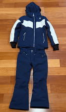 Descente White and Navy Ski