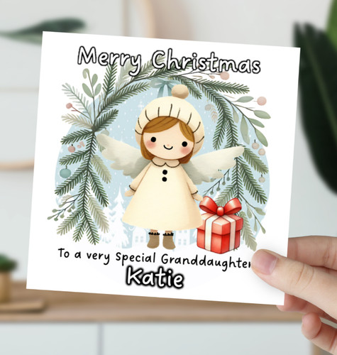 Personalised christmas card - personalised,