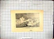 Original old antique print - original,