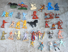 vintage toy soldiers cowboys
