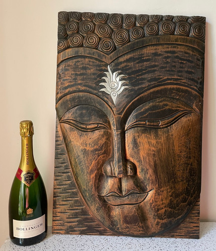 Hand carved large buddha - hand,