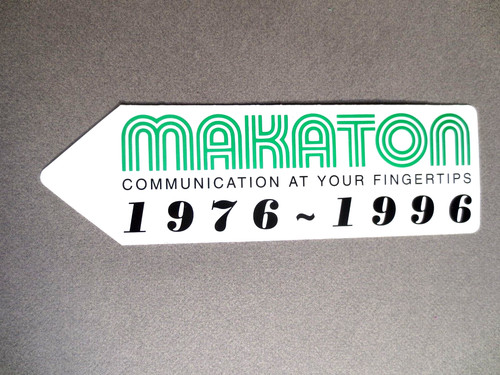 1996 bookmark makaton 1976 - 1996,