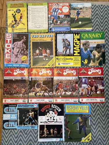 Rare football programmes - rare,